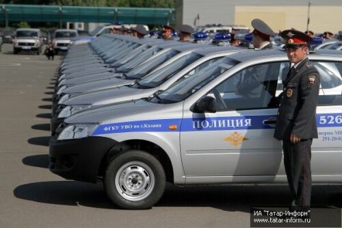 Пополнение автопарка МВД по РТ новыми автомобилями